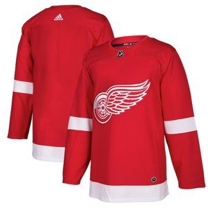 Detroit Red Wings Adidas authentic red home jersey size 60 blank